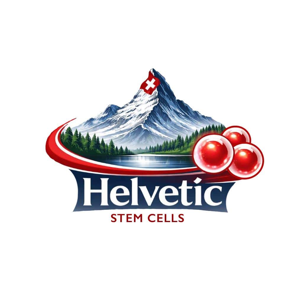 Laurus Solutions logo with mountain, forest, and stem cells.